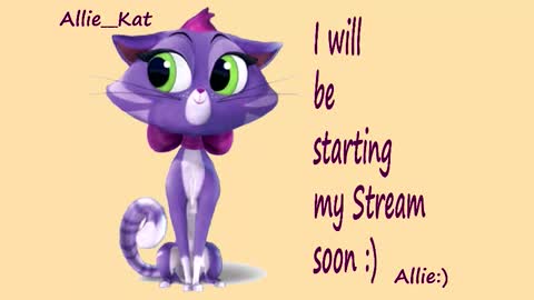 Snapshot of allie__kat chatting on October 18, 2:32 pm Allie online show from October 18, 2:32 pm