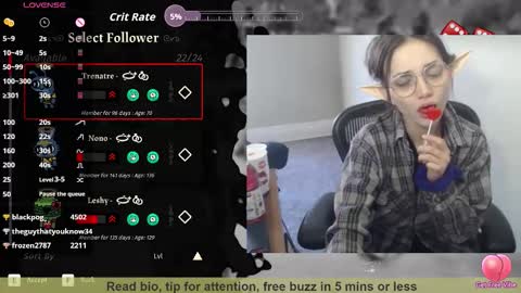 Bex Black online show from February 3, 4:01 pm