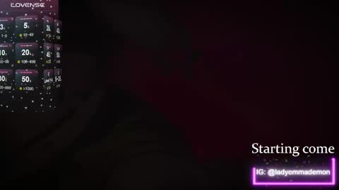 Snapshot of emma_demonn chatting on February 8, 10:18 am Mistress Emma Demon online show from February 8, 10:18 am