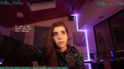 Snapshot of milla_milla chatting on December 20, 8:38 am milla_milla online show from December 20, 8:38 am