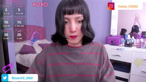 Snapshot of room312_ chatting on January 2, 4:13 pm Twelve 3 Inst Twelve 312002 Twitter Room312 2002 online show from January 2, 4:13 pm