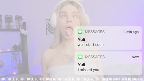 Snapshot of yuly_terner chatting on January 1, 6:47 am Yulia Terner online show from January 1, 6:47 am