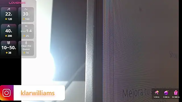 klarwillians online show from March 18, 3:07 am