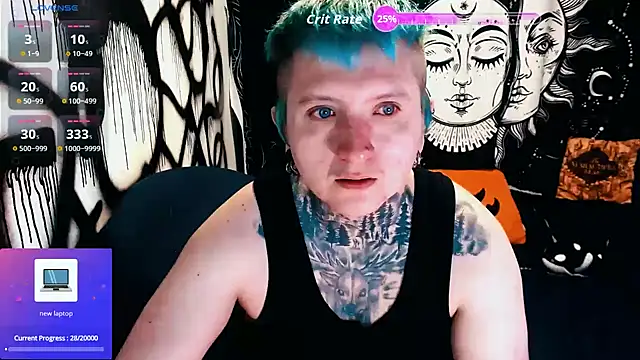 Marieblueeyes online show from April 8, 12:23 am