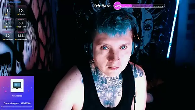 Marieblueeyes online show from April 13, 4:05 am